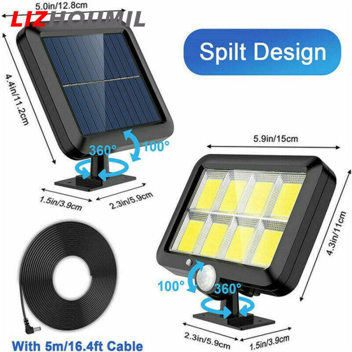 lizhoumil-9000lm-ไฟแสงอาทิตย์-led-กลางแจ้งพร้อมโหมดแสง3โหมดประหยัดพลังงานไฟเซ็นเซอร์ตรวจจับการเคลื่อนไหว