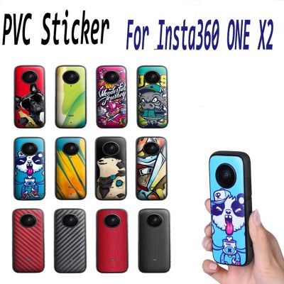 For Insta360 ONE X2 PVC Stickers  Effective Waterproof Protection Skin Case Soft Decals Removable Skin Scratch-Proof Cover