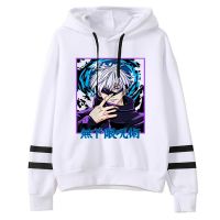 Gojo Satoru Hoodies ผู้หญิงฮาราจูกุ Streetwear ดึงขนแกะผู้หญิงที่สวยงาม Y2k โกธิค