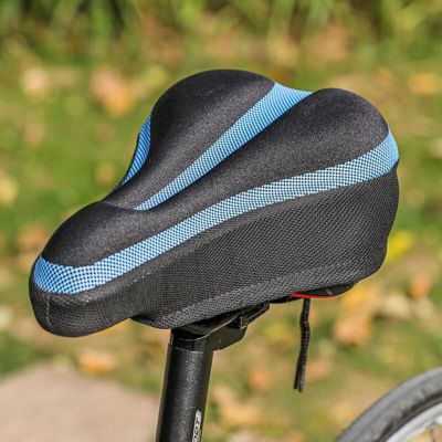 Chic Bicycle Seat Cover Lycra Saddle Cover Soft Texture Shatterproof Comfortable Bicycle Cycling Seat Cover
