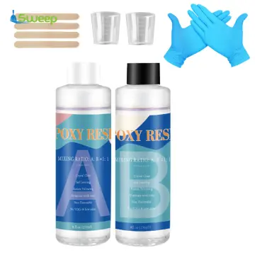 Easy Mix 3:1 AB Resin Set Epoxy Resin Kit Crystal Clear with