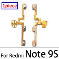 【✆New✆】 tong0 สวิทช์ไฟปุ่มเปิด/ปิดปุ่มคีย์ระดับเสียงสำหรับ Xiaomi Redmi 8 8a 9 Note 9 9 S/Mi 9 1110 Lite 10T 9 Se Note 10 Pro สายเคเบิลงอได้