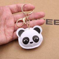 【LZ】∈❧❣  Panda Dos Desenhos Animados Chaveiro para Crianças Boneca Toy Key Chians Charme Figura Pingente Saco das Meninas Chaveiro Animal Acessórios Presente