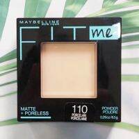 เมย์เบลลีน ฟิต มี แมท แอนด์ พอร์เลส แป้งตลับอัดแข็ง Fit Me Matte + Poreless 8.5 g  (Maybelline New York®) คุมมัน ปกปิดบางเบา