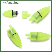 Wxfengying อุปกรณ์ตกปลาสัญญาณเซ็นเซอร์ลอยไฟตกปลา LED 10ชิ้น