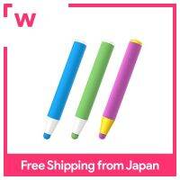 Childrens stylus pen Mixoo stylus pen, set of 3 replaceable silicone rubber nibs Compatible with iPad/iPhone/Android/Fire HD kids models Tablets Easy to grip No recharging required Childrens gift Christmas pink/green/blue