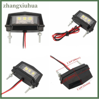 Zhangxiuhua ไฟท้ายป้ายทะเบียนรถหลังรถมอเตอร์ไซด์3 LED,หมายเลขทะเบียนรถด้านหลังไฟท้ายขนาดเล็ก