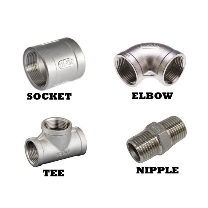 Stainless Steel SUS304 Pipe Fitting Reducing Socket / Elbow / Tee ...