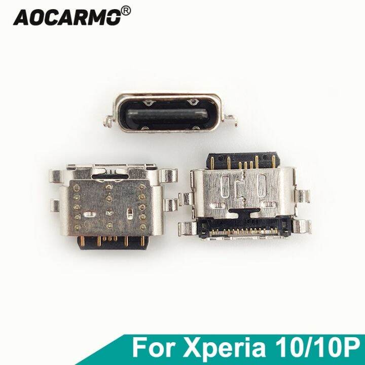 aocarmo-แท่นชาร์จ-type-c-usb-ชาร์จพอร์ตหัวเชื่อมต่อสำหรับ-sony-xperia-10-10-plus-x10p-x10