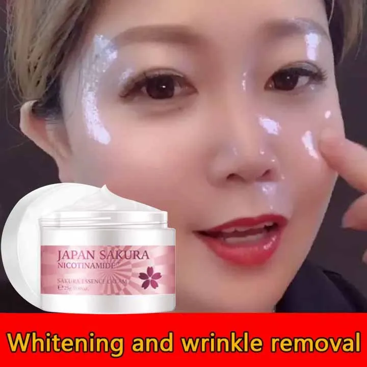 LAIKOU Japan Sakura Essence Cream Cherry Blossom Face Cream Hyaluronic