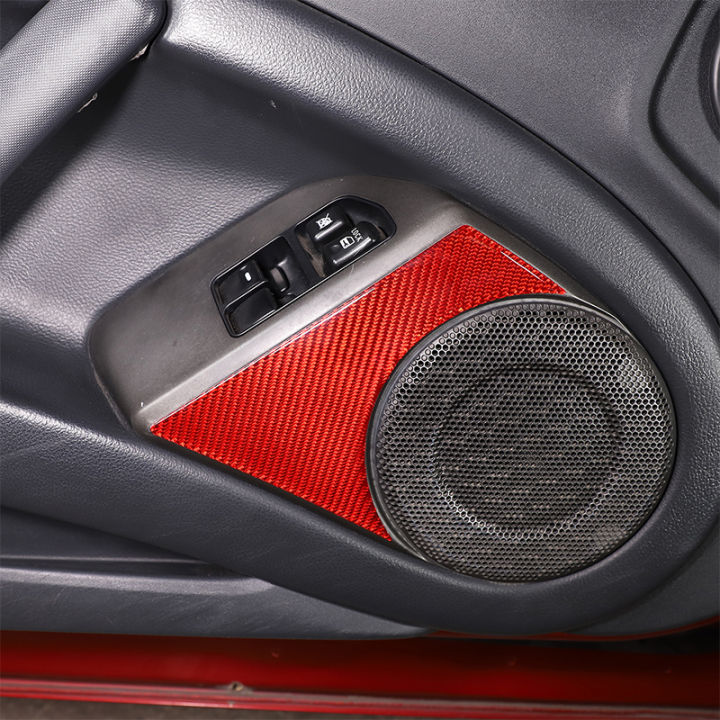 สำหรับมิตซูบิชิคราส2006-2011รถแผงประตูลำโพงสติ๊กเกอร์สเตอริโอเสียงลำโพงปกตัดภายในอุปกรณ์รถยนต์