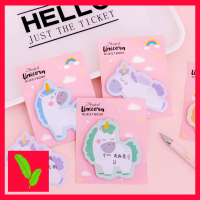 BAITONG (1 ชิ้น) โพสอิทยูนิคอร์น มีกาว กระดาษโน๊ต Stickynote unicorn postit notepad