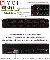 YCH EQ 231 อีคิว มายเอ็นพีอี 231 เครื่องแต่งเสียง อุปกรณ์ปรับเสียง ทำซาวด์ คัตความถี่ EQ อีควาไรเซอร์ 31 + 31 Brand ปรับแต่งเสียง ราคาถูก