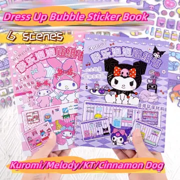 500Pcs/Roll Sanrio Stickers Kawaii Hello Kitty Melody Kuromi