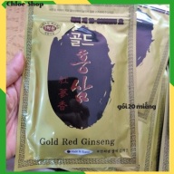 [gói 20 miếng] Cao dán hồng sâm Gold red ginseng Hàn Quốc thumbnail
