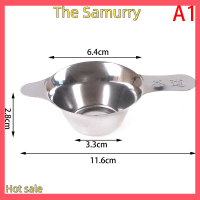 Samurry ✨Hot Sale✨ Car กรองชาสแตนเลสกรองชา Fine Mesh Tea Leaf ช่องทางกรองชาอุปกรณ์เสริม