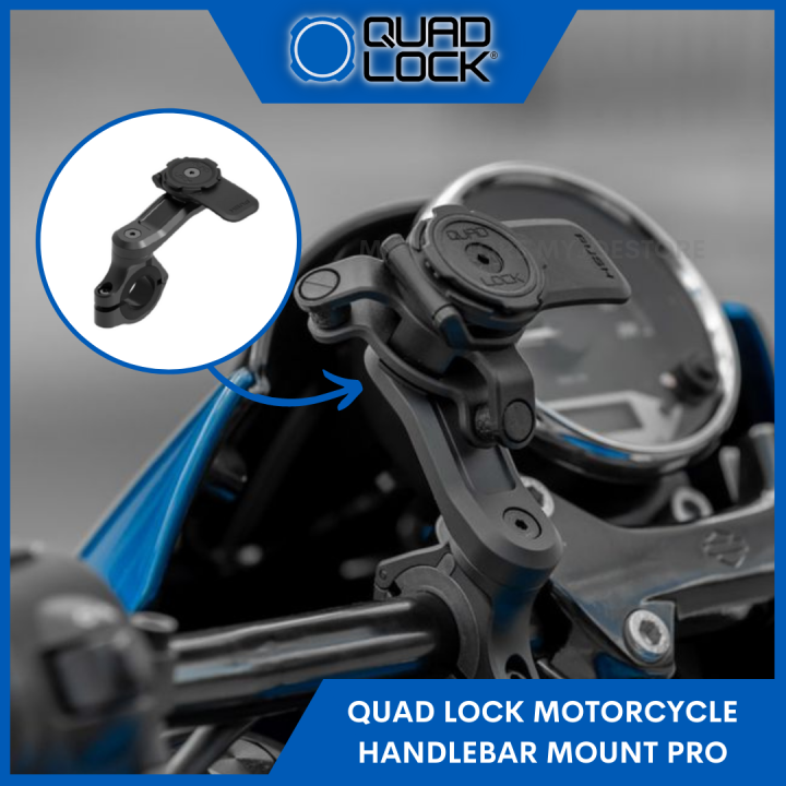 🇲🇾QuadLock Quad☆Lock Motorcycle Handlebar Mount Pro ADV XADV ADV150 GS BMW XMAX Yamaha TMAX