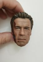 16 Battle damaged T800เก่า Arnold schwarzenegger หัว Sculpt รุ่น Fit สำหรับ12 tbleague Action FIGURE