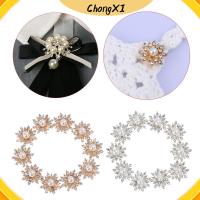 CHONGXI 10PCS 16MM ตกแต่งเสื้อผ้า Flatback ชุบ ปุ่มเกล็ดหิมะ ตัดเย็บเสื้อผ้า ปุ่ม Rhinestone หัวเข็มขัดไข่มุก