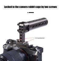 Camera Cage Handle Universal Anti-Deflection Ergonomic Aluminium Alloy Camera Cold Shoe Handle For Photography Excellent Camera Rig