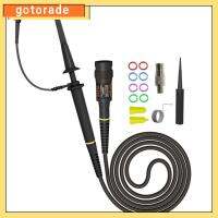 GOTORADE 250MHz เครื่องแสดงคลื่นกระแสไฟฟ้าของ P4250 สีดำสีดำ 100:1 หัววัด คอนเนคเตอร์ สายทดสอบสำหรับทดสอบ