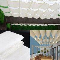 Thicken White Color escopic Wave Sunshade Net Home Garden Courtyard Pavilion Sun Sails Sun Room Canopy Cloth Sun Shade Nets