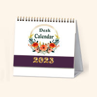 2023 Yearly Decoration Monthly Table Planner Dual Office Ornament English Desktop Paper