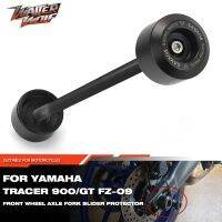 For YAMAHA Tracer 900 GT MT09 FZ09 FZ FJ MT-09 SP Accessories Front Axle Fork Crash Sliders Motorcycle Wheel Swingarm Protector Printing Stamping