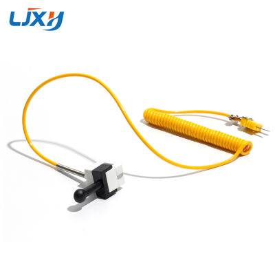 LJXH Strong Magnetic Thermocouple, Square Magnetic Bearing Temperature Probe K Type Yellow Plug,For Magnet Magnetic Instrument