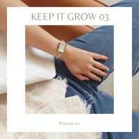 นาฬิกา ผู้หญิง นาฬิกาข้อมือ ผญ รุ่น Keep IT GROW 03 สี Rosegold ปรับสายได้