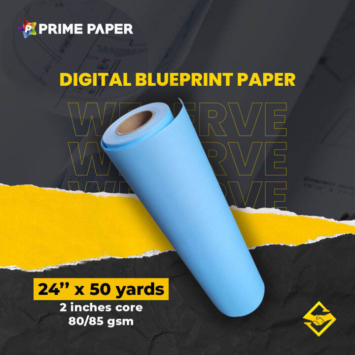 Blue paper 24 inches x 50 Yards Digital blueprint paper Roll 2