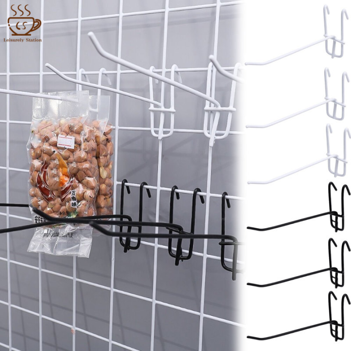 Supermarket Mesh Shelf Hook Food Bag Hanger Feet Wire Hook Rack Supermarket Commodity Display