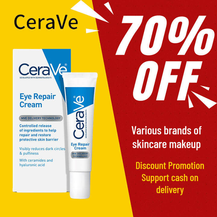 💥พร้อมส่ง💥แท้ Cerave Eye Repair Cream 14.2g ครีมบำรุงรอบดวงตา บรรเทารอย