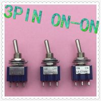 5ชิ้น/ล็อต Mts-102มินิ3-Pin G107 Spdt On-On 6a 125V สวิตช์สลับ3a250vac คุณภาพดี