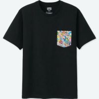 2022 New X DRAFT x DORAEMON Black Pocket T shirt XXXL 3Xl Bnwt949