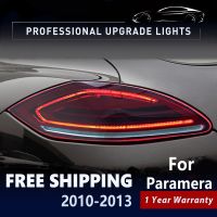 ไฟท้ายรถยนต์สำหรับไฟท้าย LED พอร์ช Panamera 970 2010-2013ตัดหมอกด้านหลังแบบไดนามิกสัญญาณไฟเลี้ยวอุปกรณ์เสริมยานยนต์