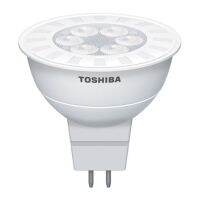 Woww สุดคุ้ม TOSHIBA หลอดไฟ หลอดฮาโรเจน LED MR16 ขั้ว GU5.3 6W ไฟ 12V รับประกันสินค้า 1 ปี มี มอก. หลอด LED สปอร์ตไลท์ ราคาโปร หลอด ไฟ หลอดไฟตกแต่ง หลอดไฟบ้าน หลอดไฟพลังแดด