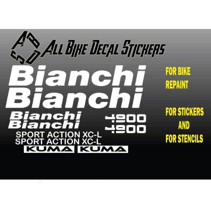 bianchi bike stickers