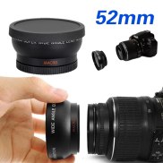 52mm 0.45X Super Macro Wide Angle Fisheye Macro photography Lens for