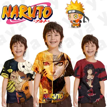 Summer Childrens/Youth Kakashi Anime Naruto T Shirt Boy Girl Baby