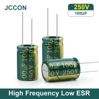 20Pcs JCCON Aluminum Electrolytic Capacitor High Frequency Low ESR 250V100UF 250V22UF 250V33UF Low Resistance