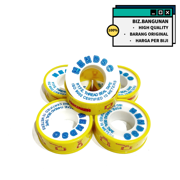 SEAL TAPE 1/2 INCH 10 METER - SEALTAPE PTFE ISOLASI PIPA KRAN AIR 10M ...