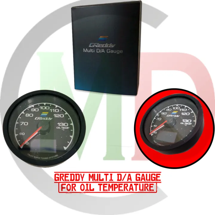 Greddy Multi D/A Gauge for Oil Temperature (with LCD Display) | Lazada PH