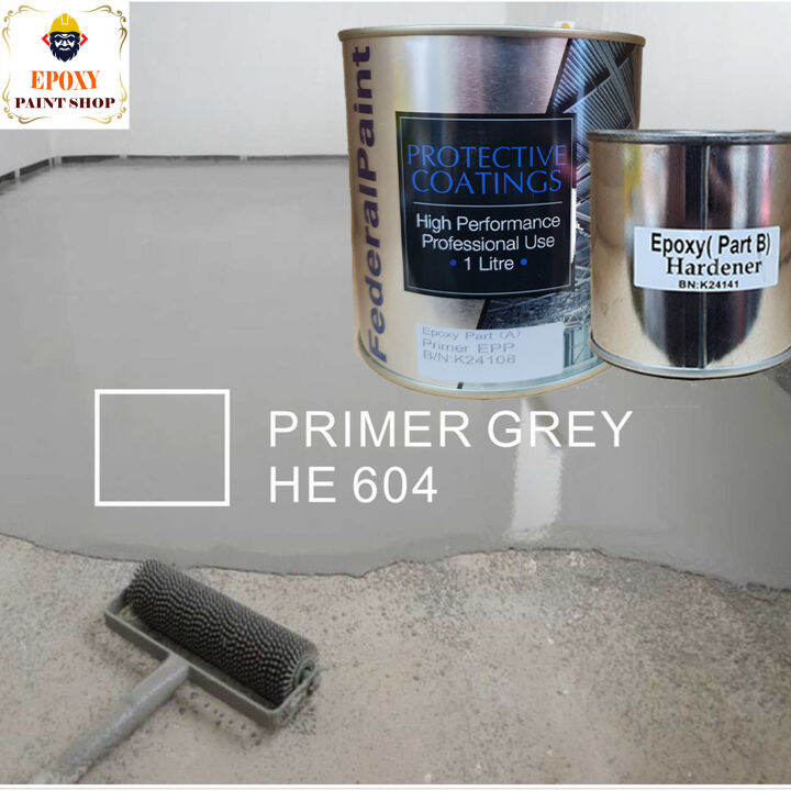 Epoxy Floor Primer 1Liter Professional Use Heavy Duty Epoxy Primer/Epoxy Undercoat (primer