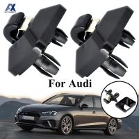 2X สีดำ Sun Visor คลิปสำหรับ Audi A3 A4 A5 Q2 Q5 TT RS3 RS4ภายใน Hooker วงเล็บตะขอแขวนรถอุปกรณ์เสริม