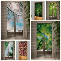 【YD】 Jungle Door Curtain Corridor Bedroom Porch Partition Minimalist Half Decoration Custom Size