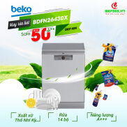 MÁY RỬA BÁT BEKO BDFN26430X - SANG TRỌNG VÀ LINH HOẠT