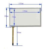 Dgh ทัชแพดขนาด6นิ้ว4-Line 136*81 137*80ใช้ได้กับ AVH-240ไพโอเนียร์หน้าจอสัมผัสแผงแก้วดิจิตอลเซนเซอร์รุ่นใหม่