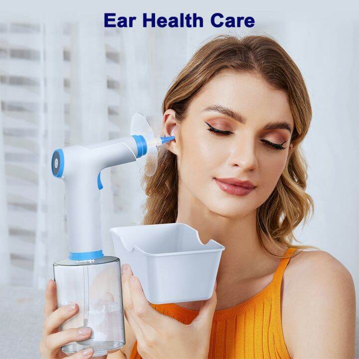 Electric Ear Cleaner With Irrigation System Automatic Ear Cleaning Kit For Adults Kids Earwax