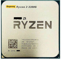 Ryzen 3 2200กรัม R3 2200กรัม3.5กิกะเฮิร์ตซ์ใช้เกมเซน0.014 Quad-Core Quad-Core เครื่องประมวลผลซีพียู YD2200C5M4MFB ซ็อกเก็ต AM4